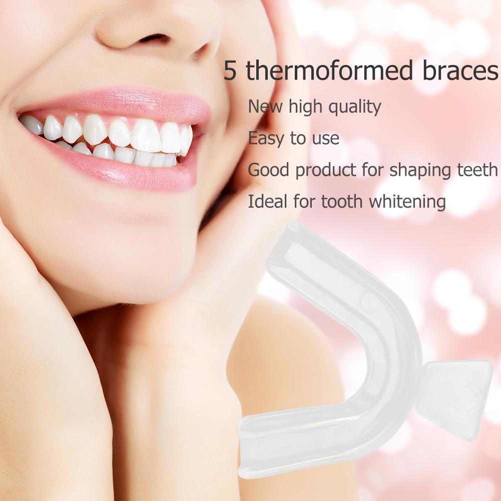 Teeth Whitening With Trays - 2-10 stuks siliconen mondbeschermer, mondbeschermer tegen