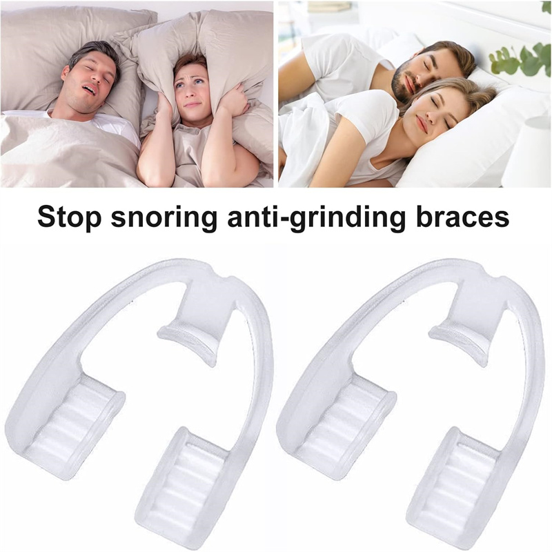 Dental Guard Night - Siliconen anti-tandknarsmondbeschermer, EVA nachtmondbeschermer voor bruxisme,