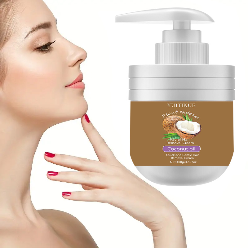 Coconut Oil Pull - Gezichtsontharingscrème 100g - Snel en zacht