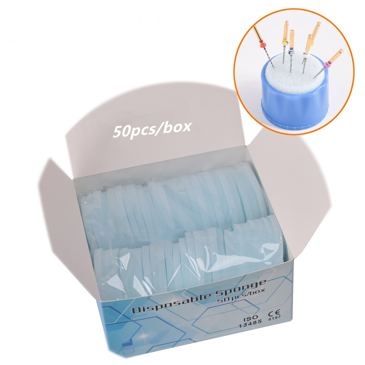 Whitening Teeth Dentist - 50 Stuks Wegwerp Spons Zachte Tandarts