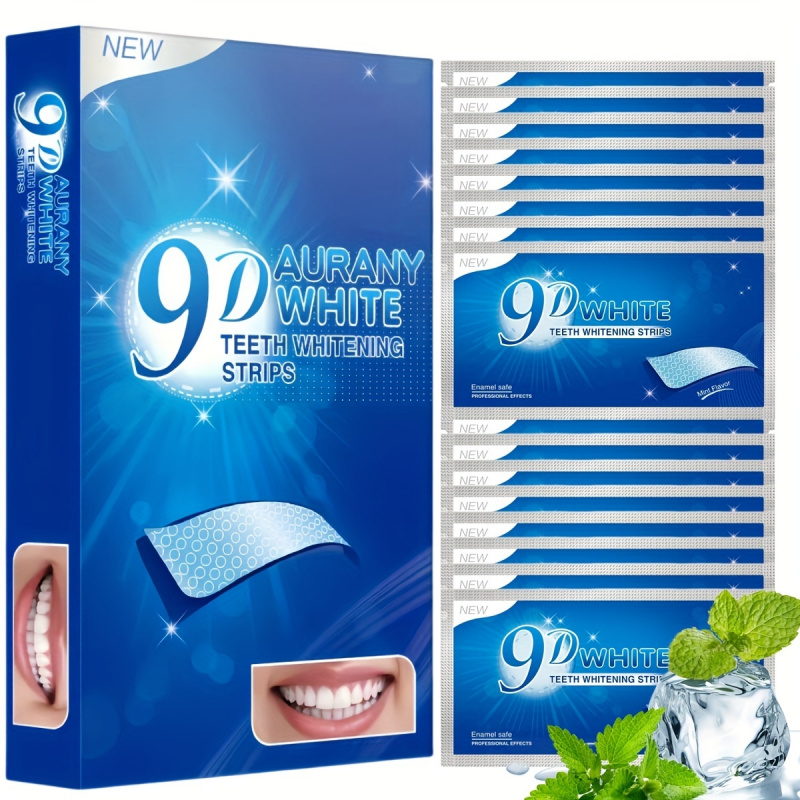 Teeth Whitening Retainer - 21 paar 9D Aurany witte tandenbleekstrips