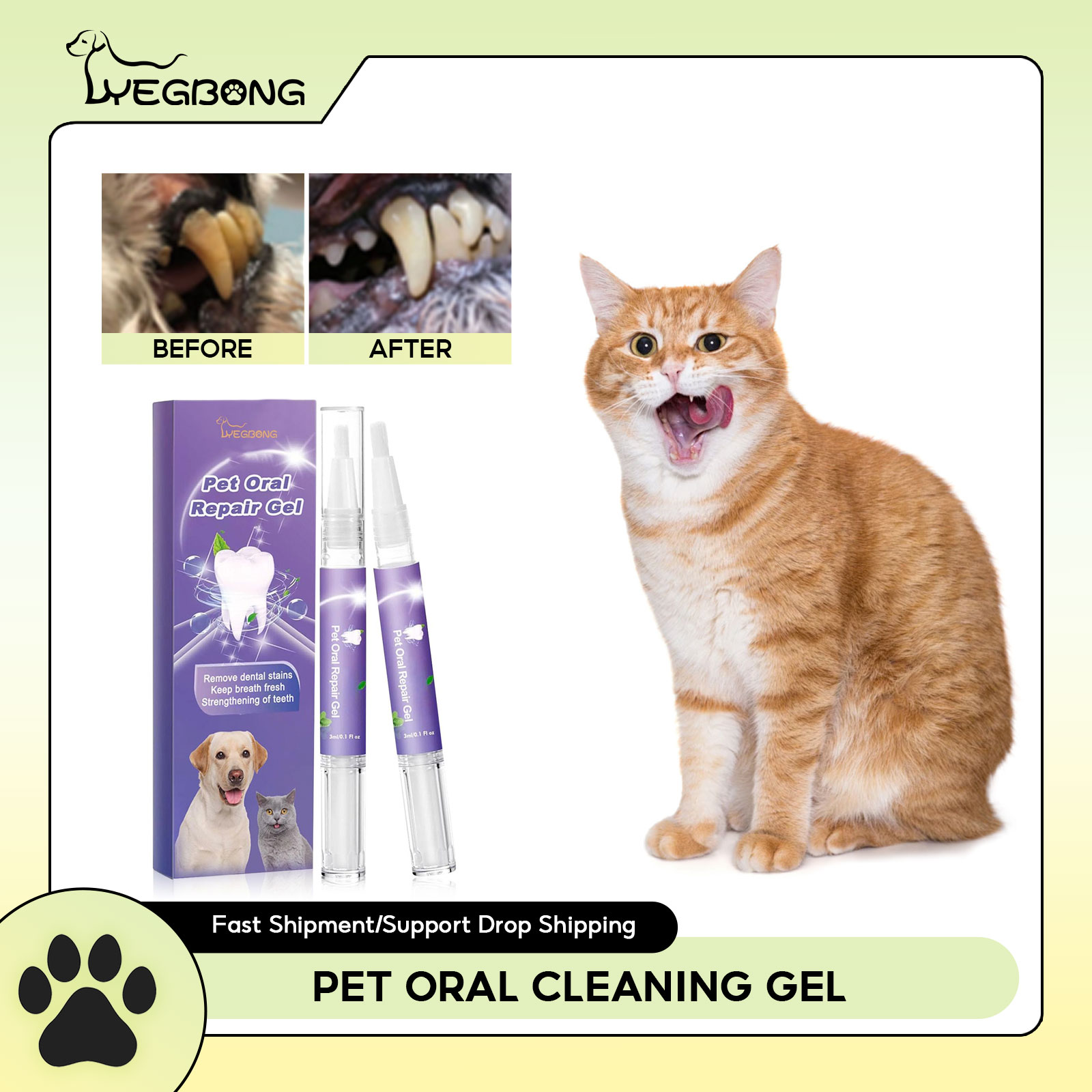 Teeth Whitening Doctor - Huisdier Orale Reparatie Gel Puppy Tandsteen
