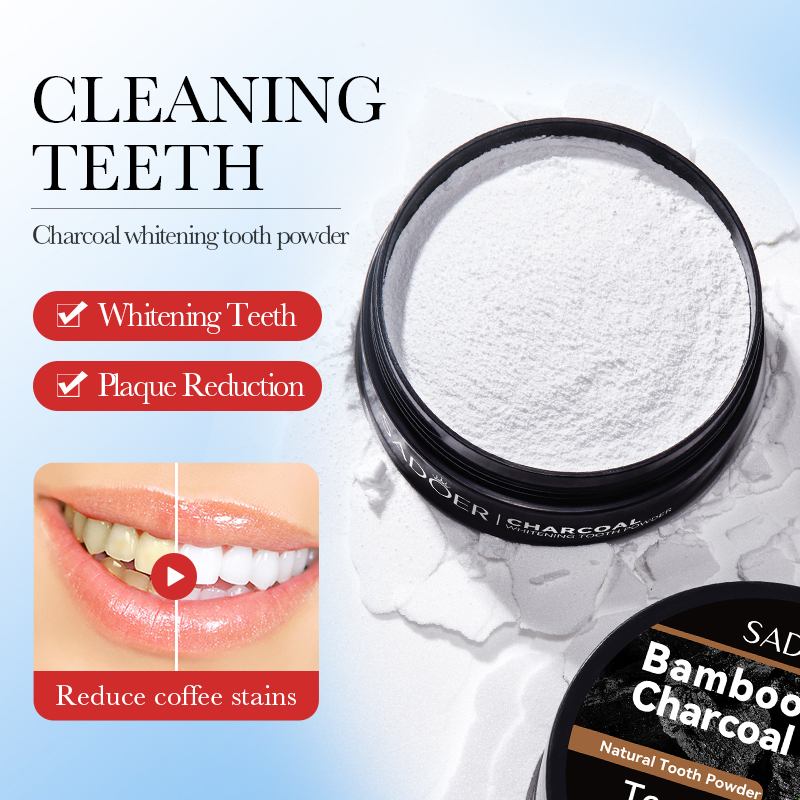 Whitening Powder Activated - Bamboe houtskool actieve kool witmakende tandpoeder,