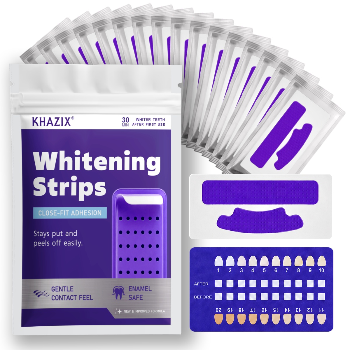 Teeth Whitening Retainer - 7 stuks tandenbleekstrips voor een witter
