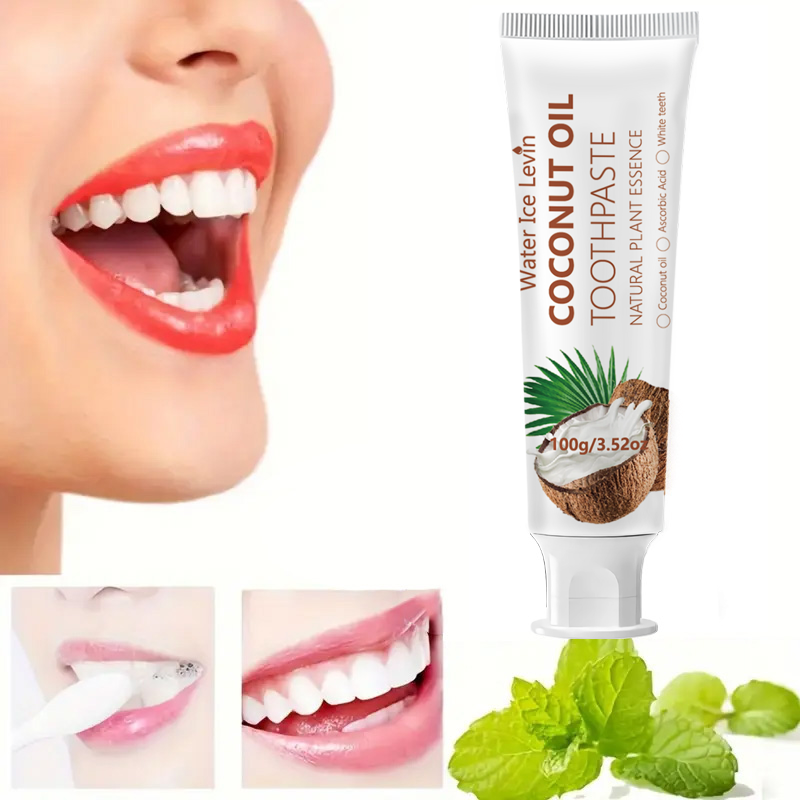 Coconut Oil Pull - Kokosolie Tandpasta 100g Natuurlijke Plantaardige Essentie