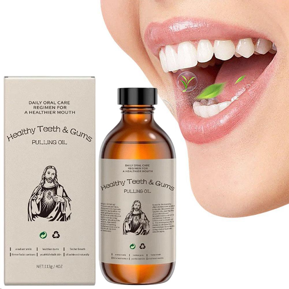 Coconut Oil Pull - 113g Mondwater voor Schone Tanden en
