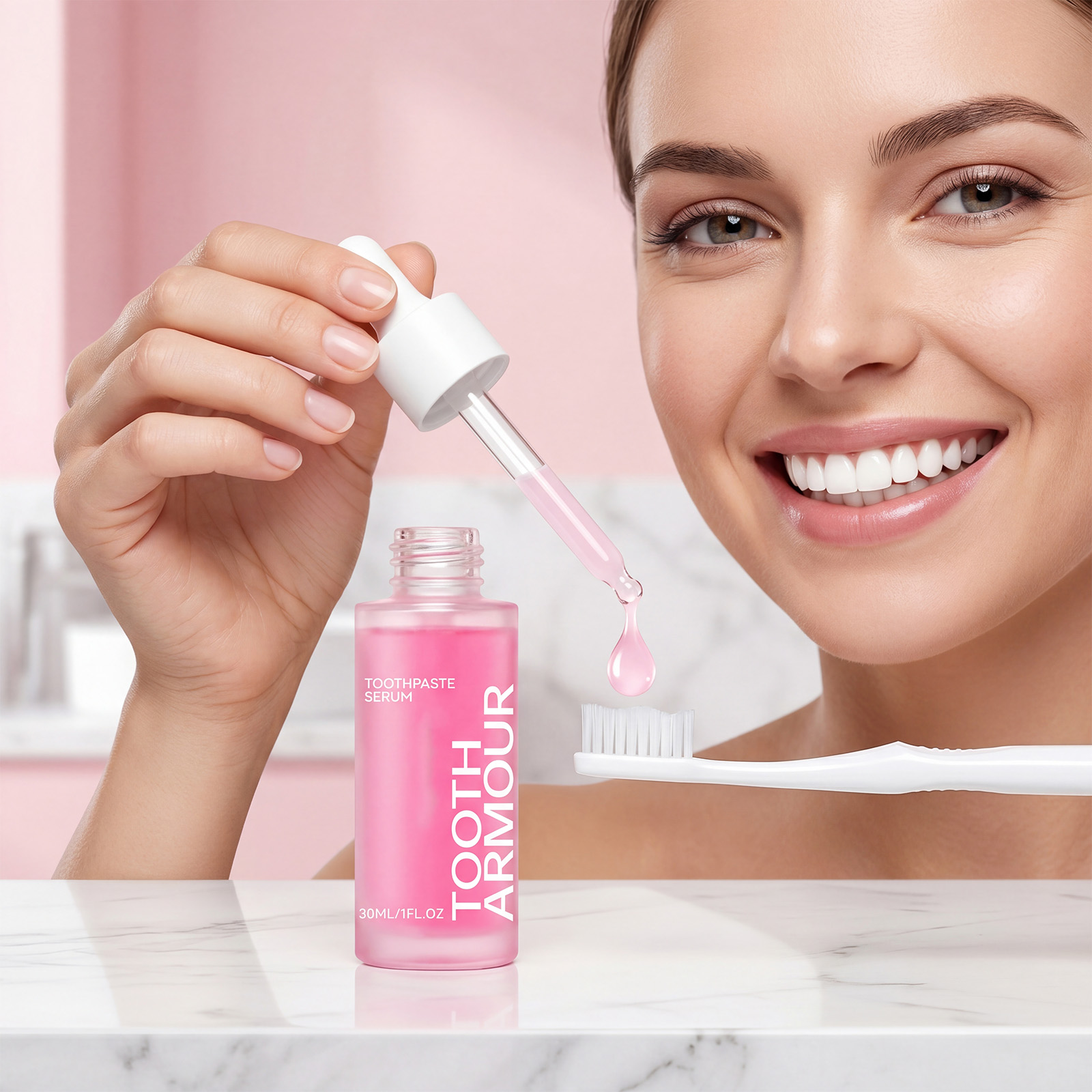 Teeth Whitening Serum - Nano-Hydroxyapatiet Tandenbleekserum Diepe Reiniging Vlekken Bescherming