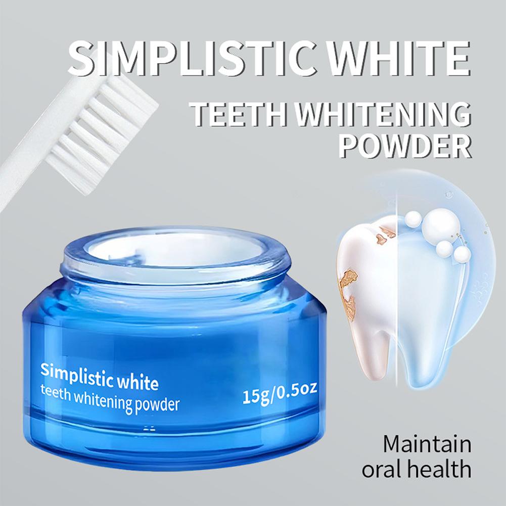 Simplistic Wit Tandbleekpoeder - Teeth Whitening Quotes recensie en prijs