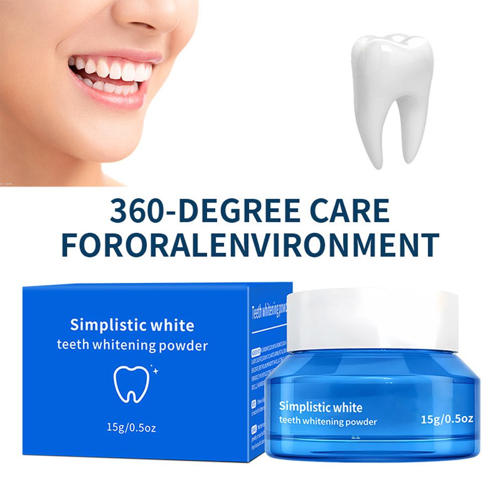 Simplistic Wit Tandbleekpoeder - Teeth Whitening Quotes recensie en prijs