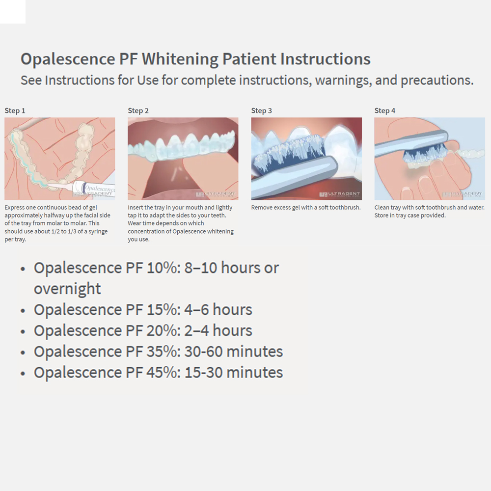 Opalescentie Whitening 20% Pf  - Teeth Whitening Flash recensie en prijs