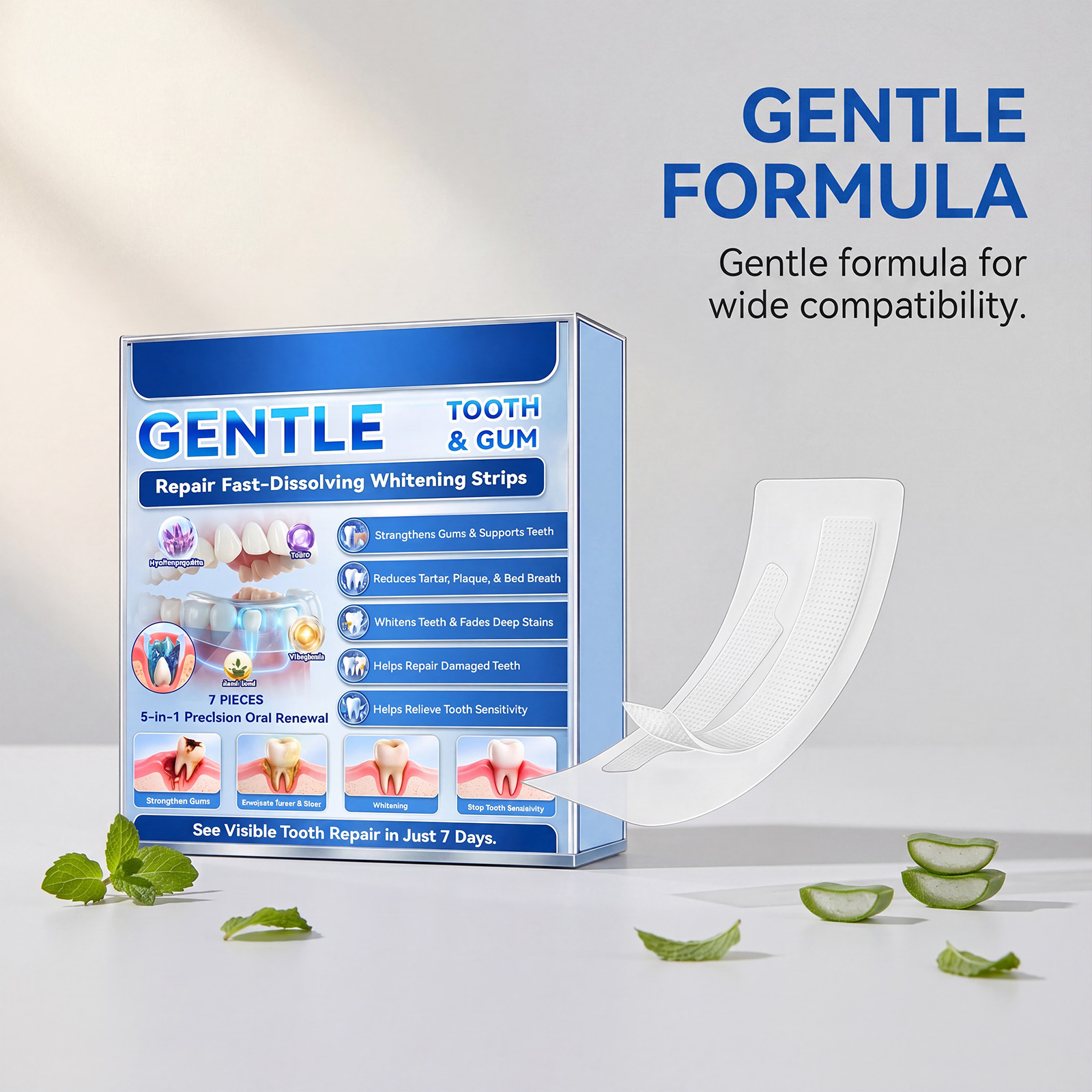 Tandenbleekstrips Snelle Resul - Teeth Whitening Fast recensie en prijs