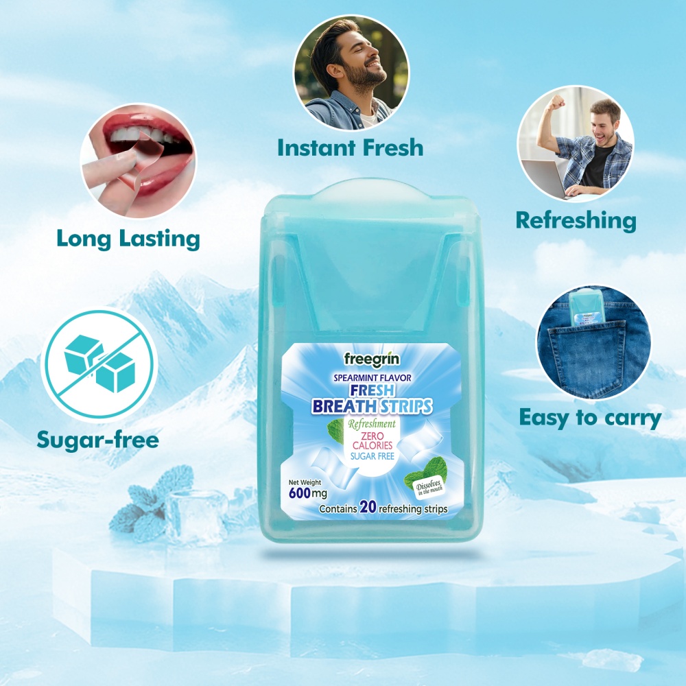 FREEGRIN Spearmint Gearomatise - Teeth Whitening Fast recensie en prijs