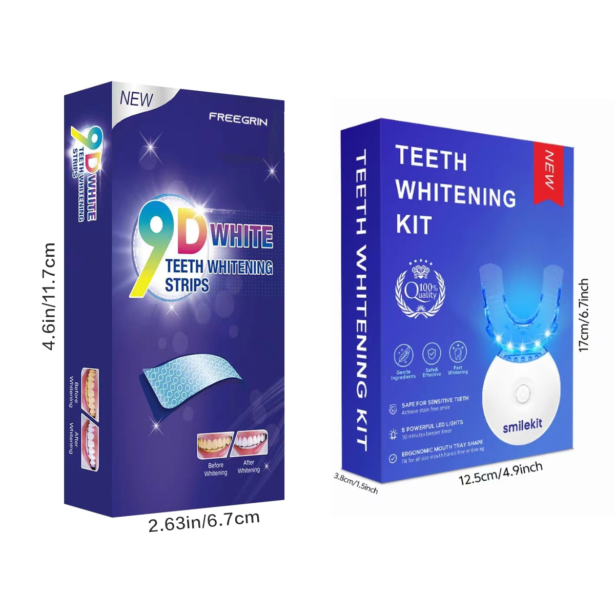 Tandenbleekset - 5X LED-licht  - Teeth Whitening Quotes recensie en prijs