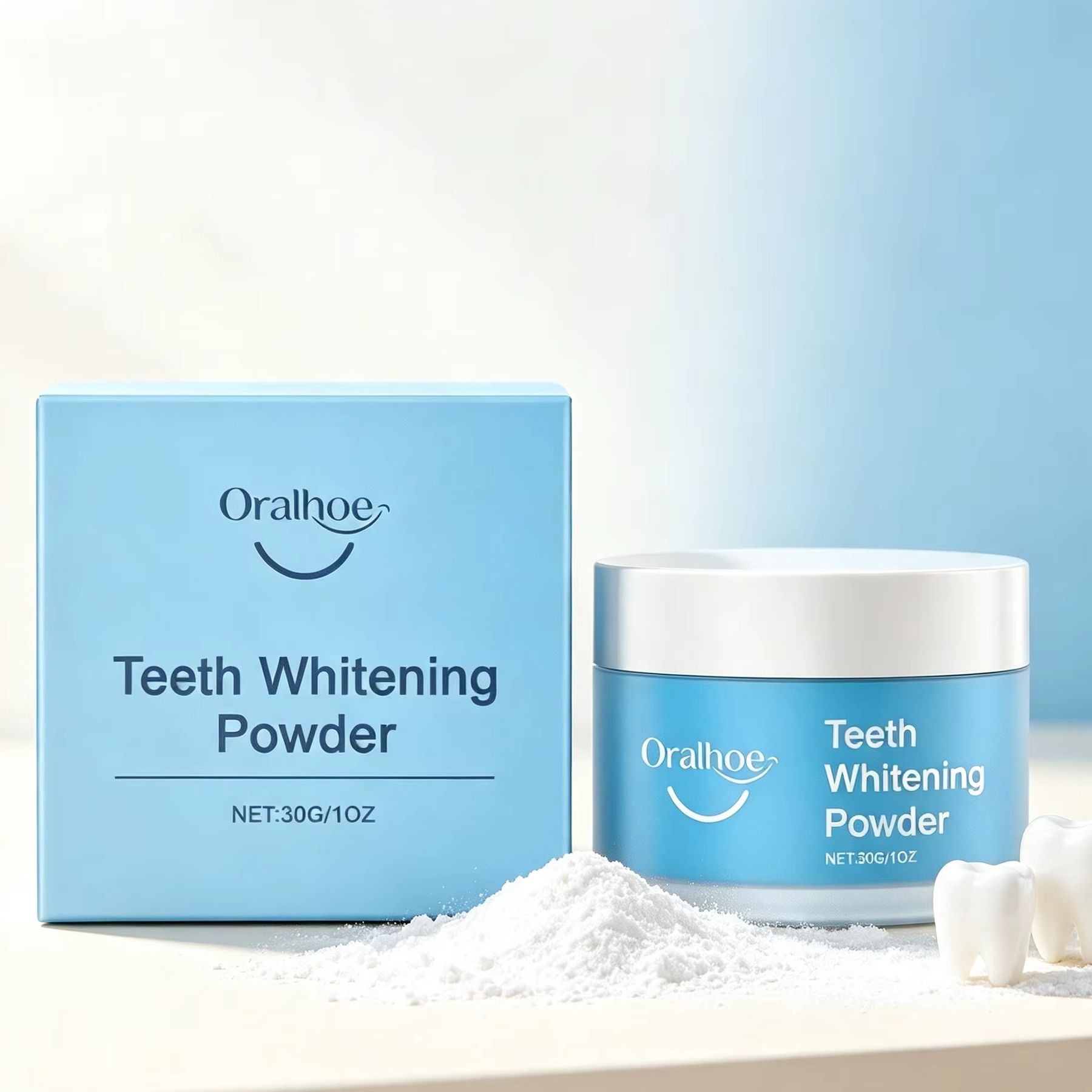 Oralhoe Tandpoeder voor het Po - Teeth Whitening Quotes recensie en prijs