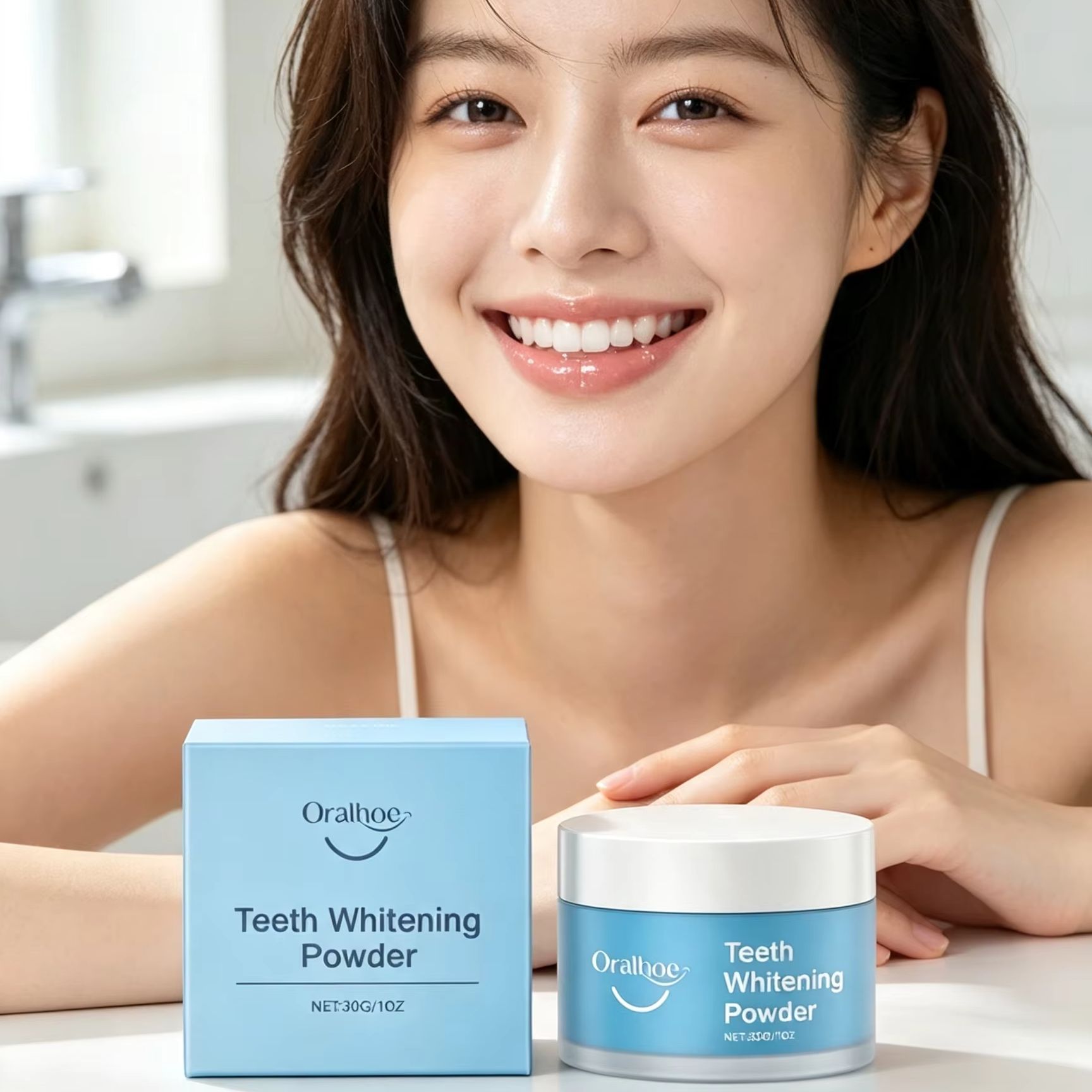 Oralhoe Tandpoeder voor het Po - Teeth Whitening Quotes recensie en prijs