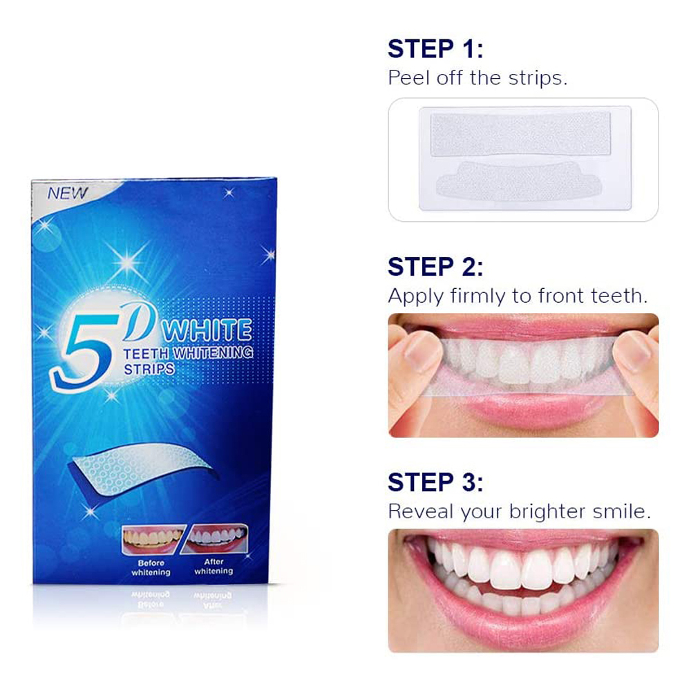 5D Witmakende Tandstrips, Whit - Teeth Whitening Retainer recensie en prijs