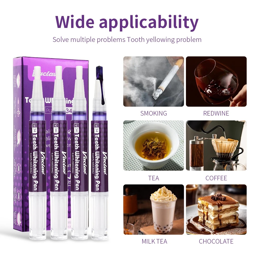 Vaclav V34 Paarse tandenbleekg - Teeth Whitening Fast recensie en prijs